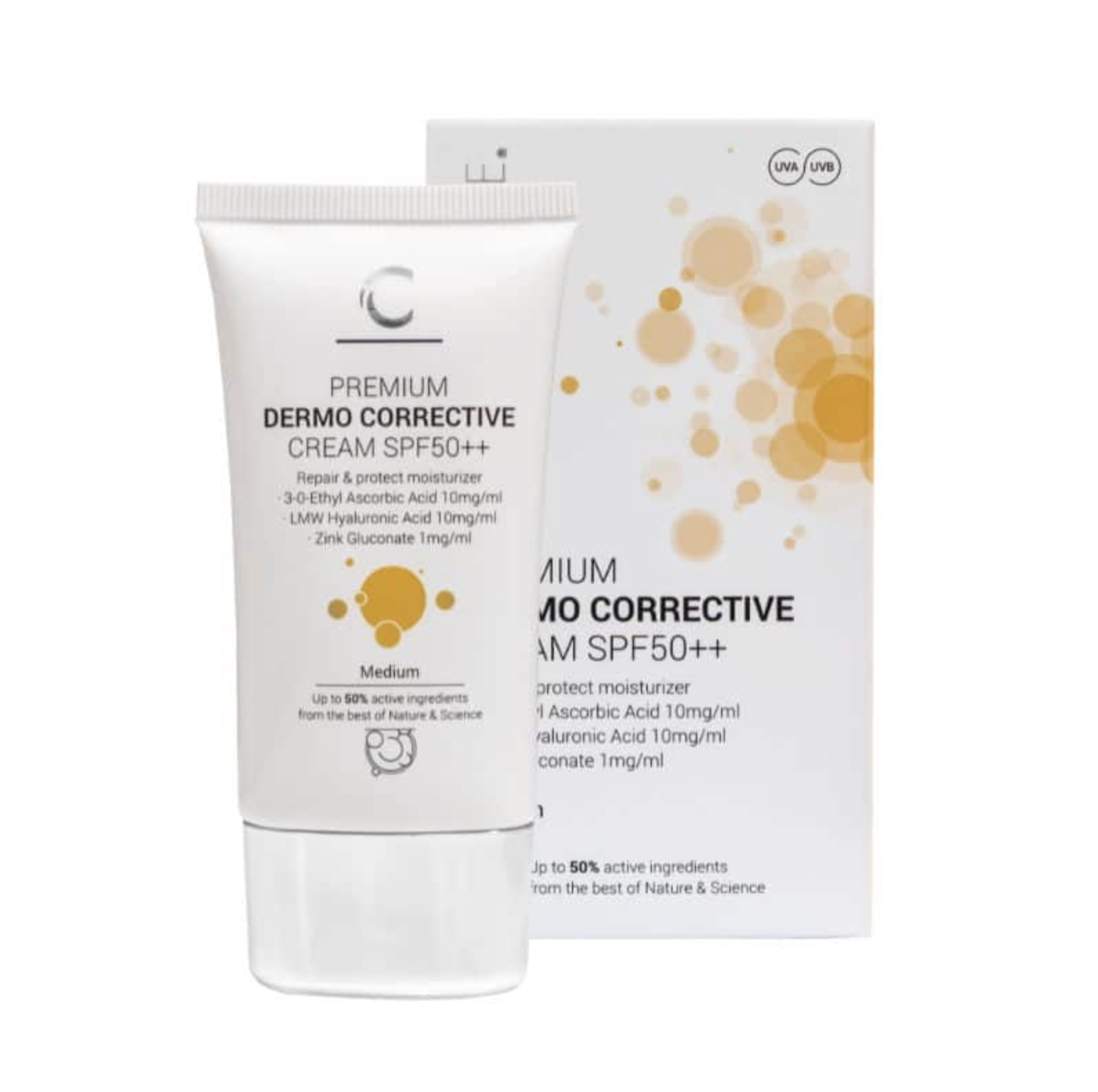 CLINICCARE Premium Dermo Corrective Cream SPF50++ 35ml Dark