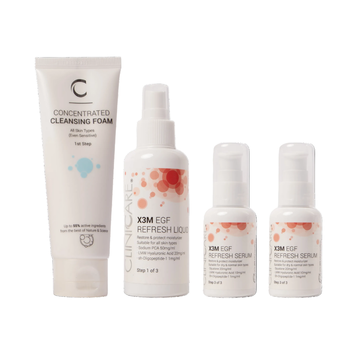 CLINICCARE Refresh Bundle + Concentrated Cleansing Foam 100ml