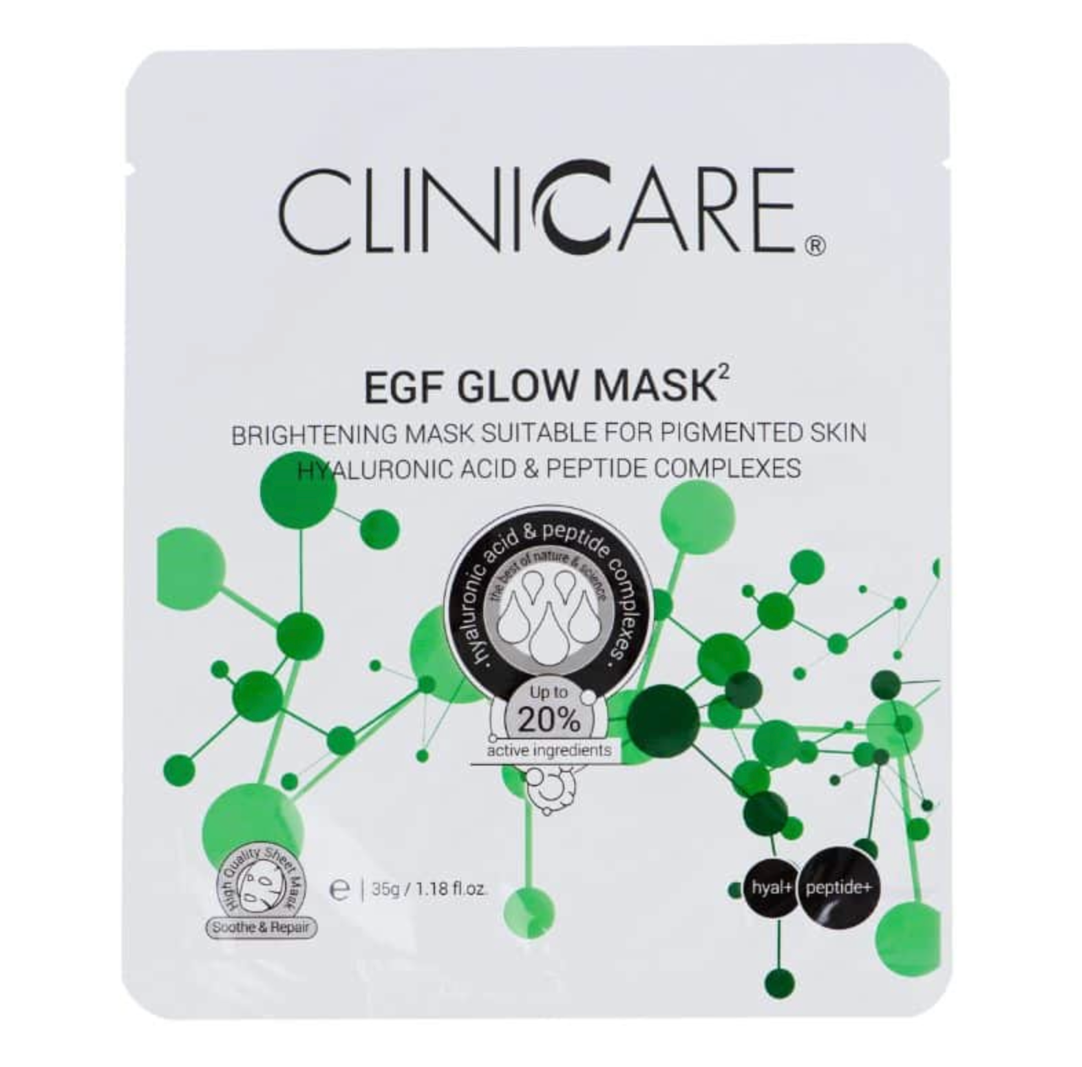 Skincare mask illustration