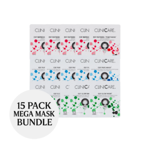 ClinicCare Ultimate Sheet Mask 5x Glow, 5x Refresh, 5x Pure Bundle