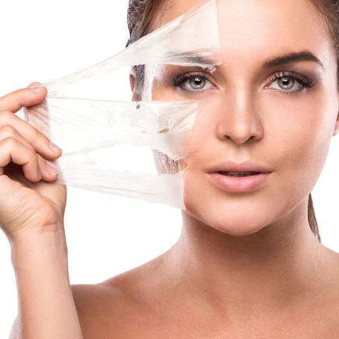 Chemical-peel illustration