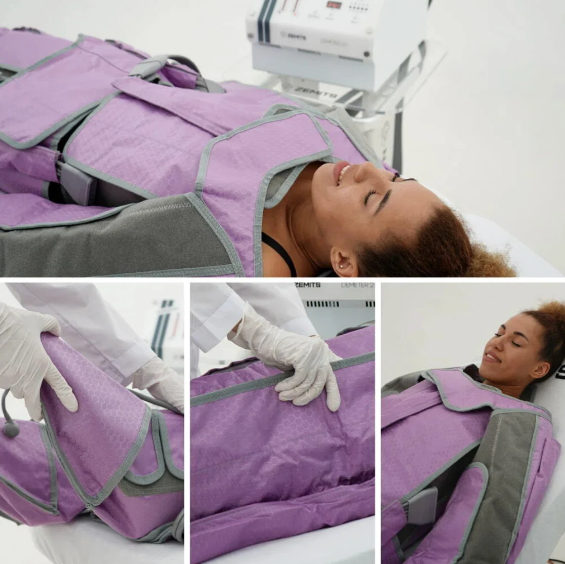 Pressotherapy treatment photograph