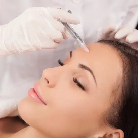 Anti-wrinkle treatment photograph